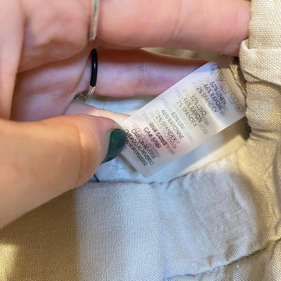 Calvin Klein Classic Beige Trouser Pants Slacks Size 10 - Picture 5 of 7